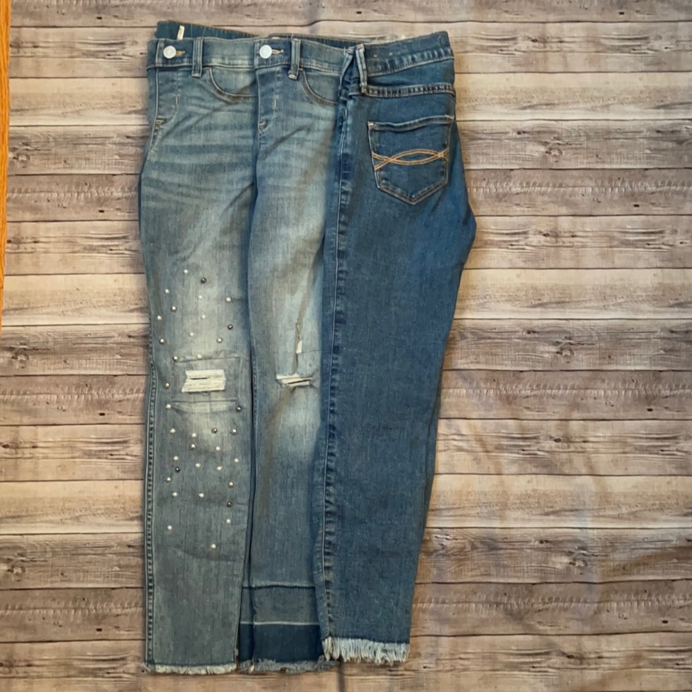 Abercrombie kids- girls denim jeans size 9/10